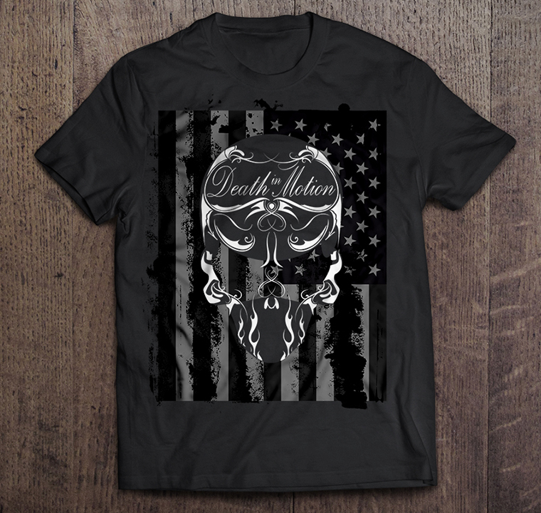 Death in Motion Flag T-Shirt